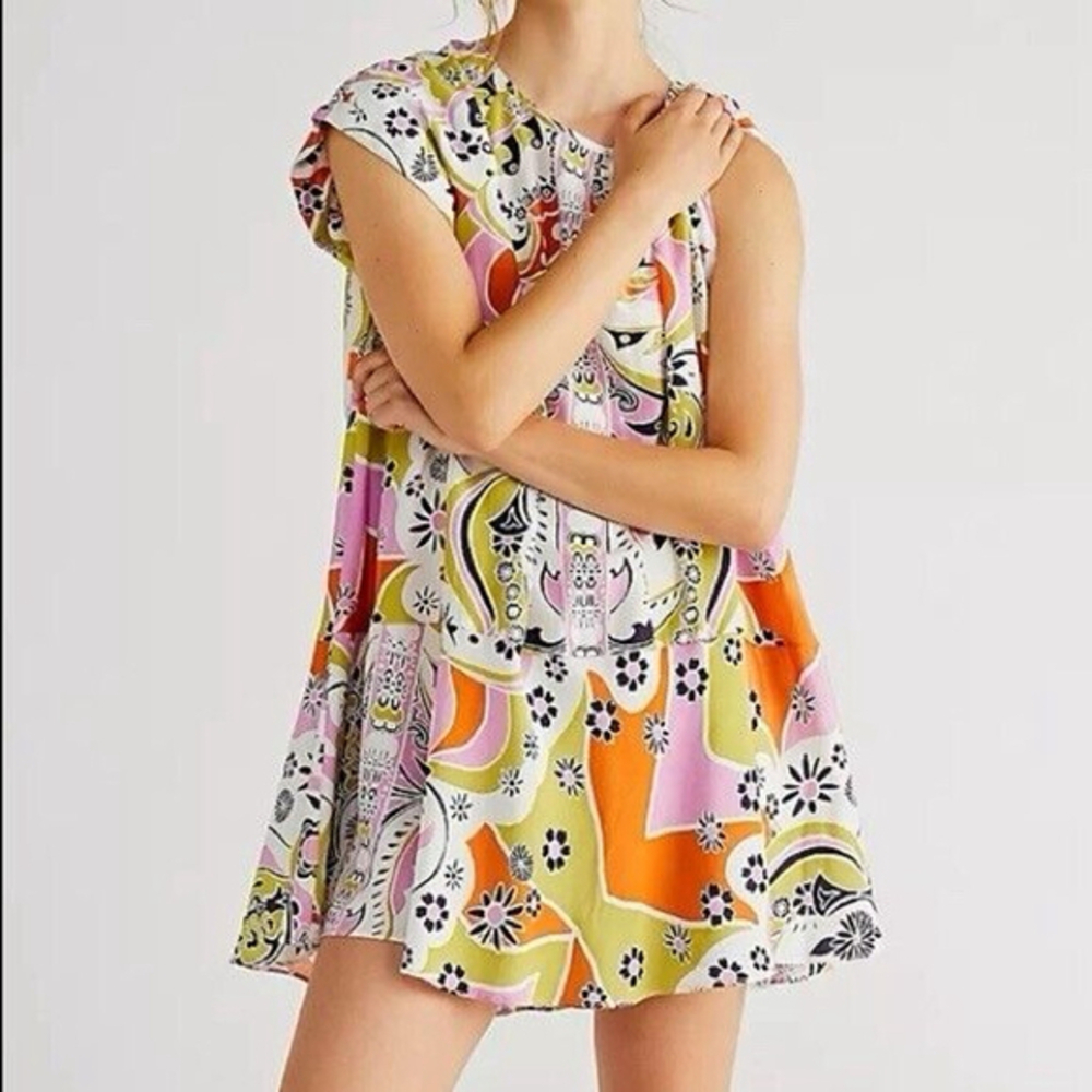 Free People Multicolor Mini Dress